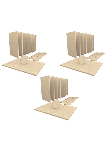 24 Büyük Kendi Kendine Çubuk Mobilya Keçe Çarşafları 36 Yuvarlak Keçe Pedleri Parke Zeminleri ve Mobilyaları Korumak Için (Yurt Dışından)