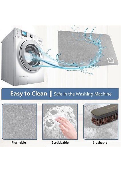 2pcs Basit Ince Diyatomlu Banyo Mat Küvet Mat Hızlı Kurutma Banyosu Mat Kaymaz Duş Mat Banyo Zemin Paspası (Yurt Dışından) modelleri