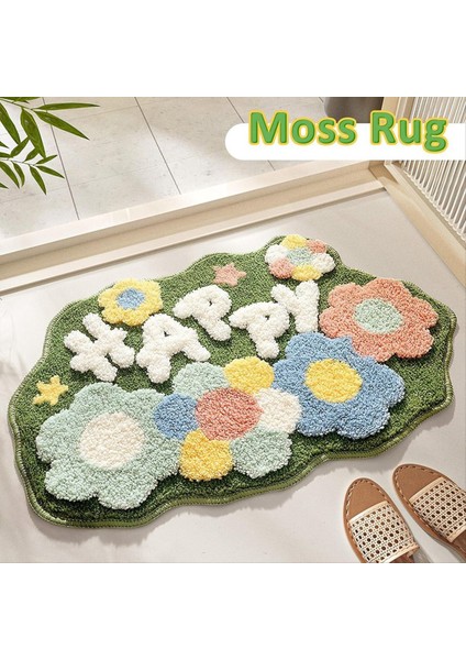 Sevimli Banyo Halı Banyo Paspasları Süper Emici Yumuşak Mikrofiber Slip Banyo Pasası Giriş Kapısı Mat Tuvalet Küvet Halı A (Yurt Dışından) fırsatları