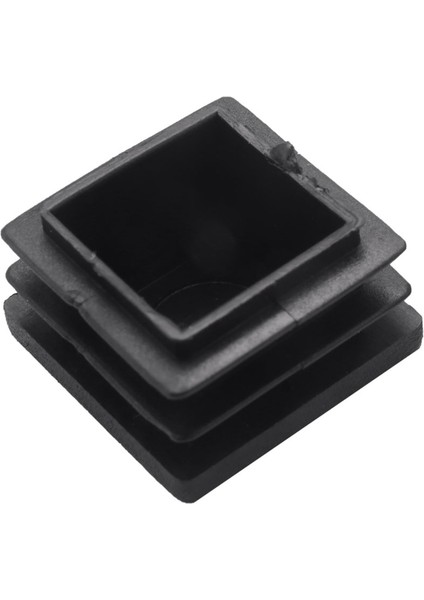 400PCS Plastik Kare Tüp Ekleri Uçlu Kapaklar 20MM x 20MM Siyah (Yurt Dışından) modelleri