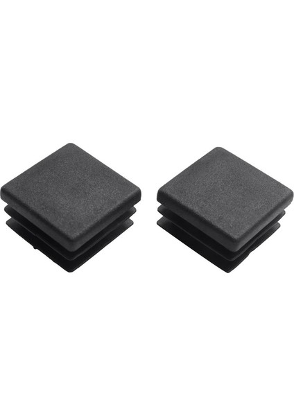 400PCS Plastik Kare Tüp Ekleri Uçlu Kapaklar 20MM x 20MM Siyah (Yurt Dışından) indirimleri