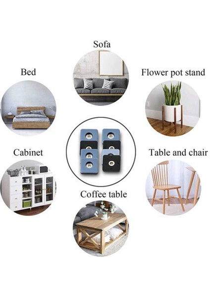 40PCS Mobilya Planörleri Ptfe Kiremitli Parke Zeminler Için Vidalı Zemin Koruyucusu ile Kolay Hareket Eden Kaydırıcılar 30MM (Yurt Dışından) fırsatları