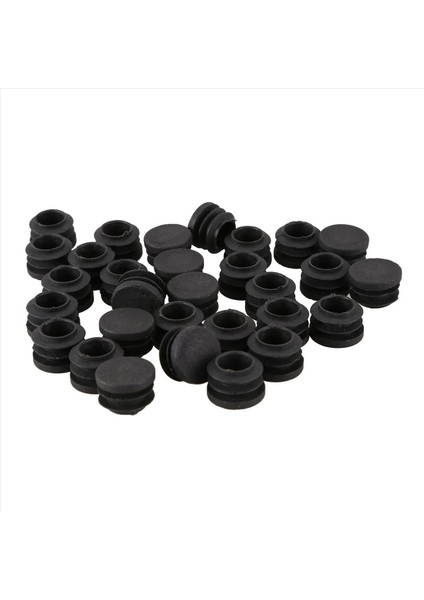 Yuvarlak Masa Sandalye Bacak Tüp Boru Ekleme Kapağı 19MM Dia 300PCS Siyah (Yurt Dışından) fırsatları