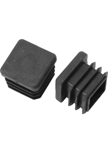 200PCS Plastik Kare Tüp Ekleri Uçlu Kapak Kapakları 20MM x 20MM Siyah (Yurt Dışından) fiyatları
