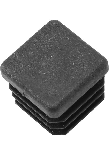 200PCS Plastik Kare Tüp Ekleri Uçlu Kapak Kapakları 20MM x 20MM Siyah (Yurt Dışından) fırsatları