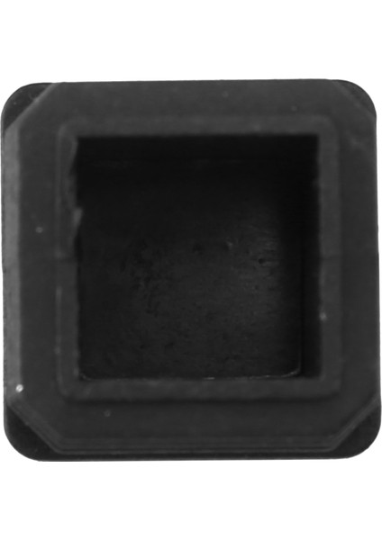 200PCS Plastik Kare Tüp Ekleri Uçlu Kapak Kapakları 20MM x 20MM Siyah (Yurt Dışından) indirimleri