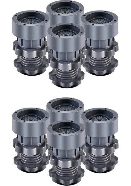 2x Çamaşır Makinesi Ayak Pedleri Destek Çamaşır ve Kurutucu Için Ayarlanabilir Slip Olmayan Mat Anti Titreşim Ayakları Pad (Yurt Dışından)