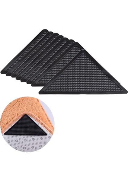 20 Adet Parke Zeminler Için Slip Halı Grippers Yeniden Kullanılabilir Izlenmeyen Çevre Dostu Halı Tutucu Karo Zeminler Için (Yurt Dışından)