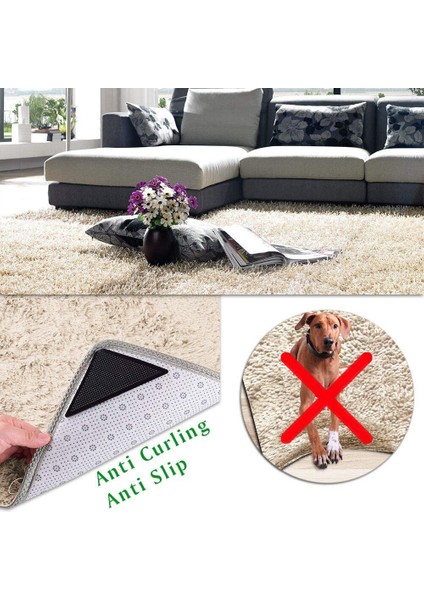 20 Adet Parke Zeminler Için Slip Halı Grippers Yeniden Kullanılabilir Izlenmeyen Çevre Dostu Halı Tutucu Karo Zeminler Için (Yurt Dışından) modelleri