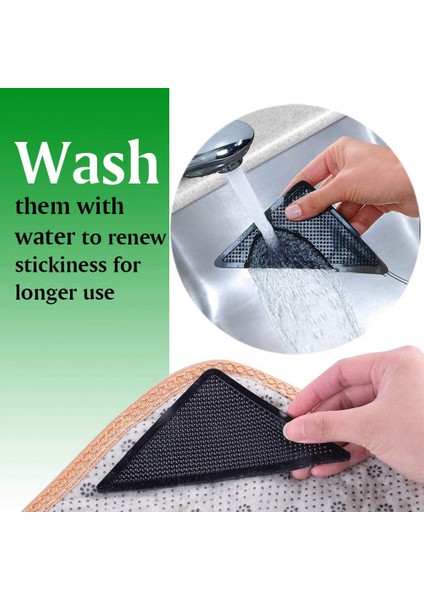 20 Adet Parke Zeminler Için Slip Halı Grippers Yeniden Kullanılabilir Izlenmeyen Çevre Dostu Halı Tutucu Karo Zeminler Için (Yurt Dışından) fırsatları