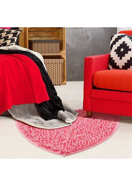 Kalp Şeklindeki Halı Aşk Zemin Mat Kalpli Duş Duş Mini Ev Oturma Odası Kanepe Için Kaymaz Banyo Kat Sevgililer Günü (Yurt Dışından) fırsatları