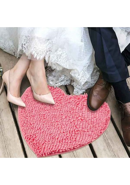 Kalp Şeklindeki Halı Aşk Zemin Mat Kalpli Duş Duş Mini Ev Oturma Odası Kanepe Için Kaymaz Banyo Kat Sevgililer Günü (Yurt Dışından) indirimleri