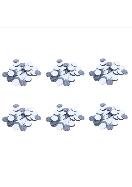 300PCS Yuvarlak Şekilli Masa Sandalye Mobilya Bacak Keçe Mat Pedi Gri (Yurt Dışından)