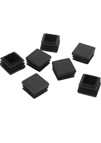 Sandalye Bacak Plastik Blanking Uç Kapak Kare Tüpü Ekle Siyah 20MMX20MM 100 Pcs (Yurt Dışından) indirimleri