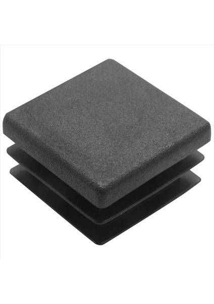 1000 Pcs Plastik Kare Tüp Ekleri Uçlu Kapaklar 20MM x 20MM Siyah (Yurt Dışından) indirimleri
