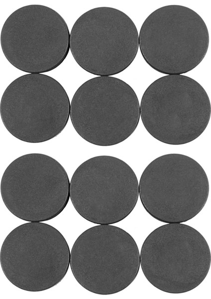 12PCS Plastik Blanking Uç Kapak Boru Tüpü Takma Tapa Kapak 40MM Siyah (Yurt Dışından)