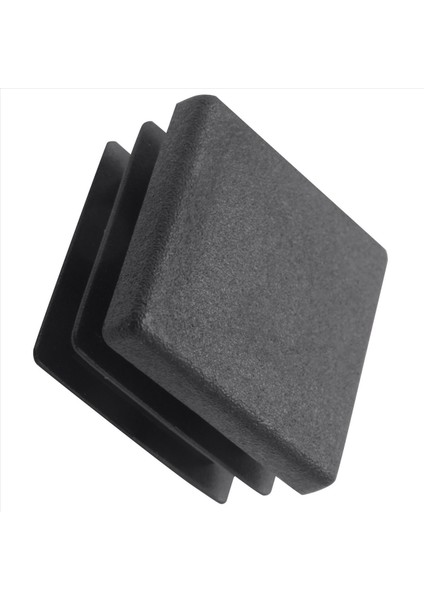 800PCS Plastik Kare Tüp Ekleri Uçlu Kapaklar 20MM x 20MM Siyah (Yurt Dışından) modelleri