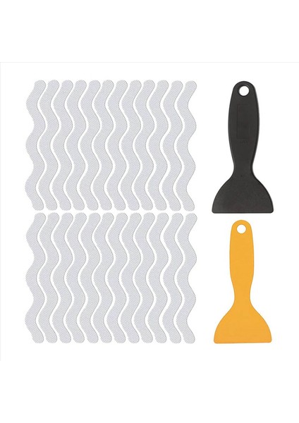 Banyo Kavrama Çıkartmaları 72 Pcs Slip Strips ile Duş Için Anti-Kayma Şeritler 6 Adet Sıyırıcı Kaymaz Şeritler Pad Küvet Döşeme Bant Mat (Yurt Dışından) fiyatları