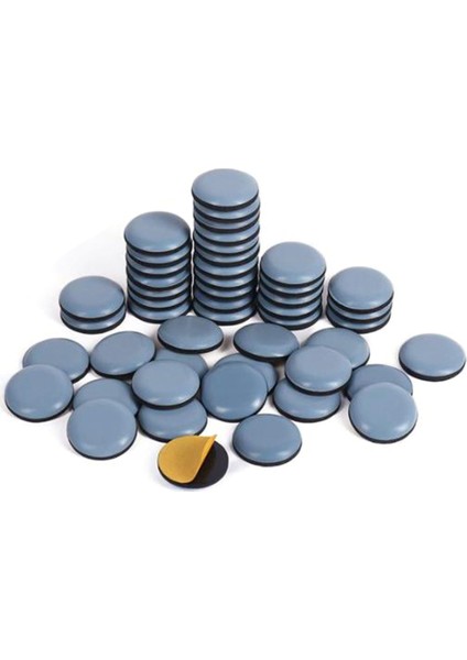 40PCS Kolay Hareket Ağır Kalınlaşan Mobilya Bacak Kaydırıcı Pedler Kendi Yapışkan Zemin Paspas Zemin Koruyucusu Anti Gürültülü 20MM (Yurt Dışından)