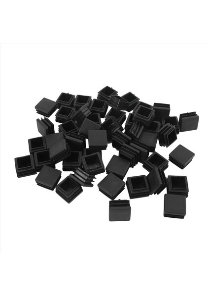 Sandalye Bacak Plastik Blanking Uç Kapak Kare Tüpü Ekle Siyah 20MMX20MM 250PCS (Yurt Dışından) fiyatları