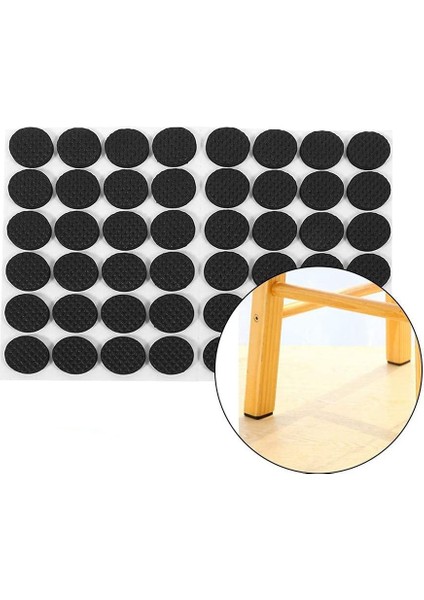 Anti Kayma Mobilya Ped Kendi Kendine Yapışkan Yuvarlak Kaymaz Kalınlaştırılmış Ayaklar Zemin Koruyucular Masa Masa Sandalye Kanepe (Yurt Dışından) fiyatları