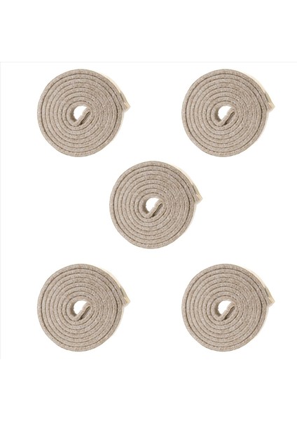 Sert Yüzeyler (1/2 Inç x 60 Inç) Kremsi-Beyaz Için 5x Kendi Kendine Yapışan Ağır Hizmet Tipi Keçe Şerit Rulosu (Yurt Dışından)