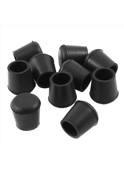 40 Adet Kauçuk Koni Şekil Masası Ayakları Koruyucu Sandalye Bacak Ucu Ped Siyah (Yurt Dışından) modelleri