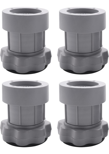 4pc Ayarlanabilir Çamaşır Makinesi Titreşim Anti Pad Şok Yok Ayakları Mat Buzdolabı Zemin Mobilya Koruyucu Gray (Yurt Dışından)