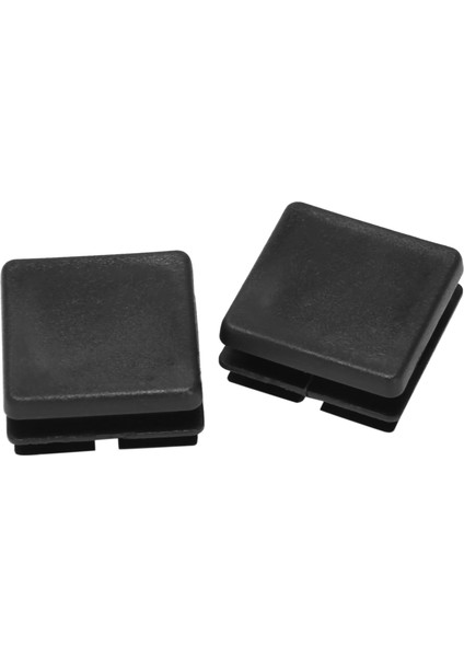 Kare Masa Sandalye Bacak Tüp Boru Ayakları Kapak 25MMX25MM 80PCS Siyah (Yurt Dışından) fırsatları