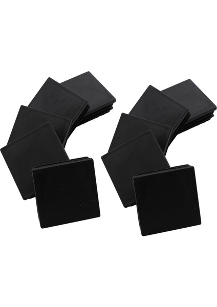 Plastik Kare Boru Ekleri Uç Blanking Kapak Kapakları 50MMX50MM 10PCS (Yurt Dışından)