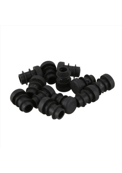 60 Pcs Plastik 12MM Boru Uç Barkan Kapaklar Bung Tüp Takma Tapa Yuvarlak Siyah (Yurt Dışından) fiyatları