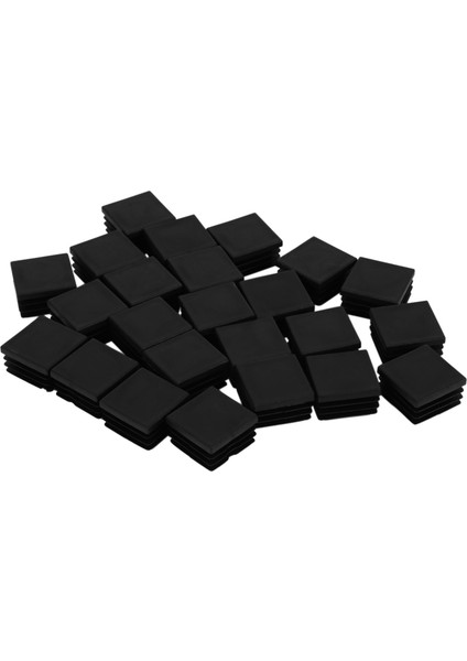 120 Pcs 30MM x 30MM Plastik Yivli Kare Uç Kapaklar Black Insert (Yurt Dışından) fırsatları