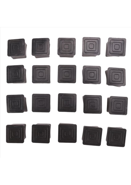 80PCS Kare Sandalye Masa Bacak Ayağı Kauçuk Kapakları Koruyucular 25MM x 25MM (Yurt Dışından) fiyatları