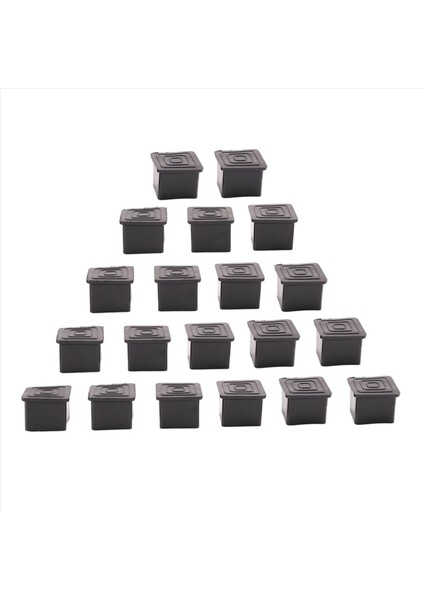 80PCS Kare Sandalye Masa Bacak Ayağı Kauçuk Kapakları Koruyucular 25MM x 25MM (Yurt Dışından) modelleri