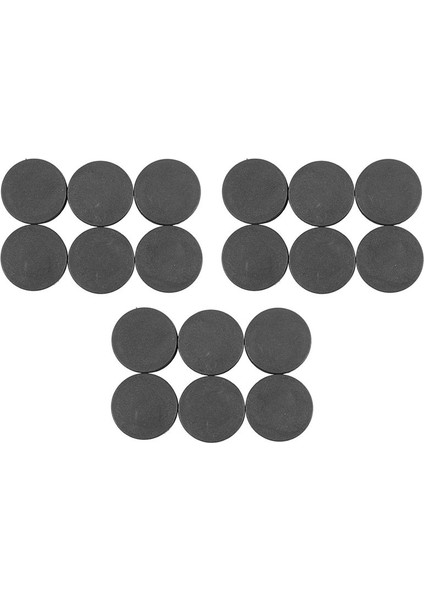 18PCS Plastik Blanking Uç Kapak Boru Tüpü Takma Tapa Kapak 40MM Siyah (Yurt Dışından)