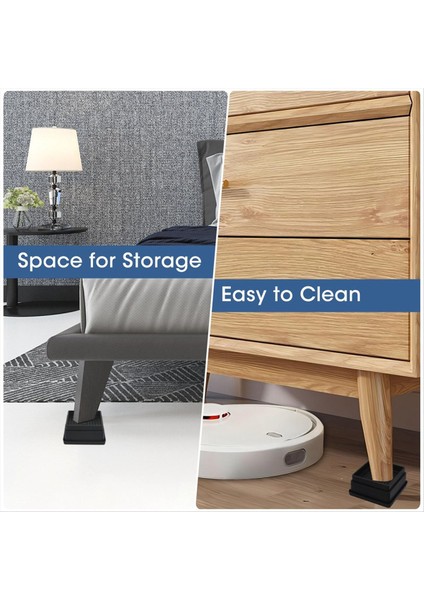 Yatak Yükselticileri 1 Inç 6pcs Ayarlanabilir Yatak Mobilya Yükseltici Ağır Hizmet Tipi Yatak Asansörleri Kanepe Yatak Masa Için Lastik Ped ile Yükseltici (Yurt Dışından) modelleri