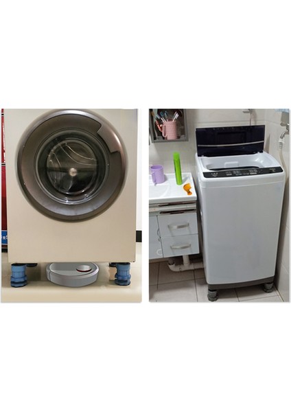 8pc Ayarlanabilir Çamaşır Makinesi Anti Titreşim Anti Pad Şok Yok Ayakları Mat Buzdolabı Zemin Mobilya Koruyucu Gray (Yurt Dışından) indirimleri