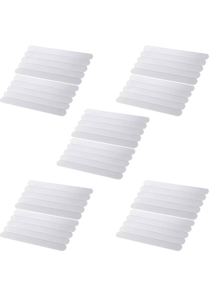 50PCS Kayma Önleyici Şeritler Güvenlik Duş Basamakları Çıkartmalar Küvet Küvet Kaymaz Çıkartmalar Merdiven Aşaması Anti Kayma Bant 7 87INCH (Yurt Dışından)