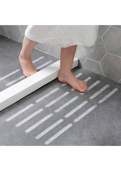 50PCS Kayma Önleyici Şeritler Güvenlik Duş Basamakları Çıkartmalar Küvet Küvet Kaymaz Çıkartmalar Merdiven Aşaması Anti Kayma Bant 7 87INCH (Yurt Dışından) fırsatları
