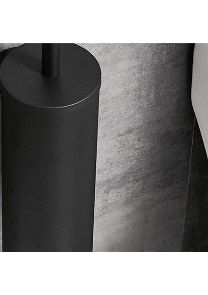 304 Paslanmaz Çelik Silindirik Fırçalı Siyah Dikey Tuvalet Fırçası Duvar Monte Banyo Tuvalet Temizlik Malzemeleri (Yurt Dışından) fiyatları