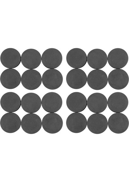 24PCS Plastik Blanking Uç Kapak Boru Tüpü Takma Tapa Kapak 40MM Siyah (Yurt Dışından)