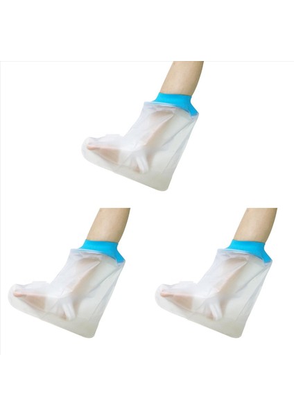 3x Su Geçirmez Ayak Koruyucu Banyo Su Geçirmez Kapak Duş Ayak Dinlenme Döküm Kapaklar Duş Bacak (Yurt Dışından)