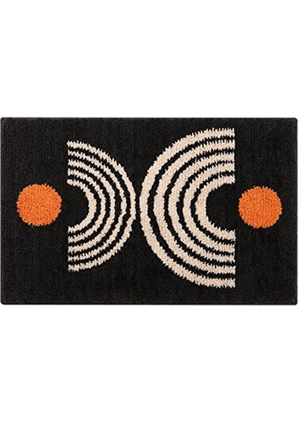 Banyo Halı Banyo Paspası Bej Banyo Halı Kaymaz Küçük Banyo Halı Yıkanabilir Koyu Gri (Yurt Dışından)