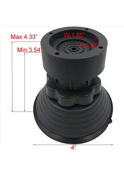 8x Çamaşır Makinesi Desteği Ayarlanabilir Lik Titreşim Anti Yıkayıcı ve Kurutucu Için Yıkama Makinesi Ayak Pedleri (Yurt Dışından) fırsatları