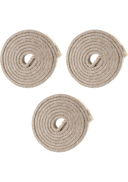 Sert Yüzeyler (1/2 Inç x 60 Inç) Kremsi-Beyaz Için 3x Kendi Kendine Yapışan Ağır Hizmet Tipi Keçe Şerit Rulosu (Yurt Dışından)