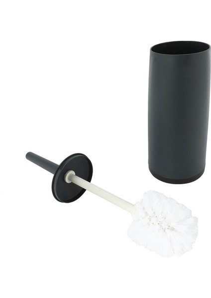 3x Tuvalet Fırçaları ve Tutucular Tuvalet ile Tutucu ile Koyu Gri Banyolar Için Koyu Gri Modern Tasarım Tuvalet Fırçası Kapaklı (Yurt Dışından) fırsatları