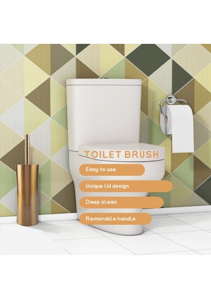 Altın Uzun Sap Tuvalet Fırçası Yaratıcı Banyo Temizleme Fırçası Tuvalet Temizleme Kiti Banyo Temizleme Aracı Aksesuarları (Yurt Dışından) indirimleri