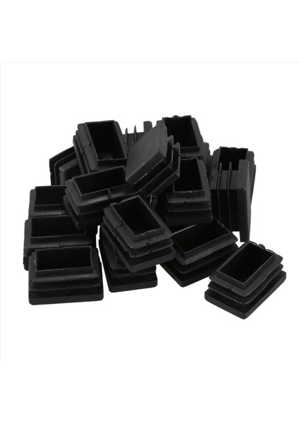 80 Pcs Plastik Dikdörtgen Uç Kapak 30MM x 20MM Dişli Boru Tüpü Kauçuk Ayaklar Ekleme (Yurt Dışından) fiyatları