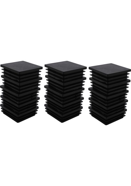 Plastik Kare Boru Ekleri Uç Blanking Kapak Kapakları 50MMX50MM 15 Adet (Yurt Dışından)