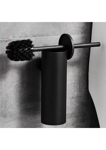 304 Paslanmaz Çelik Silindirik Fırçalı Siyah Dikey Tuvalet Fırçası Duvar Monte Banyo Tuvalet Temizlik Malzemeleri (Yurt Dışından) indirimleri